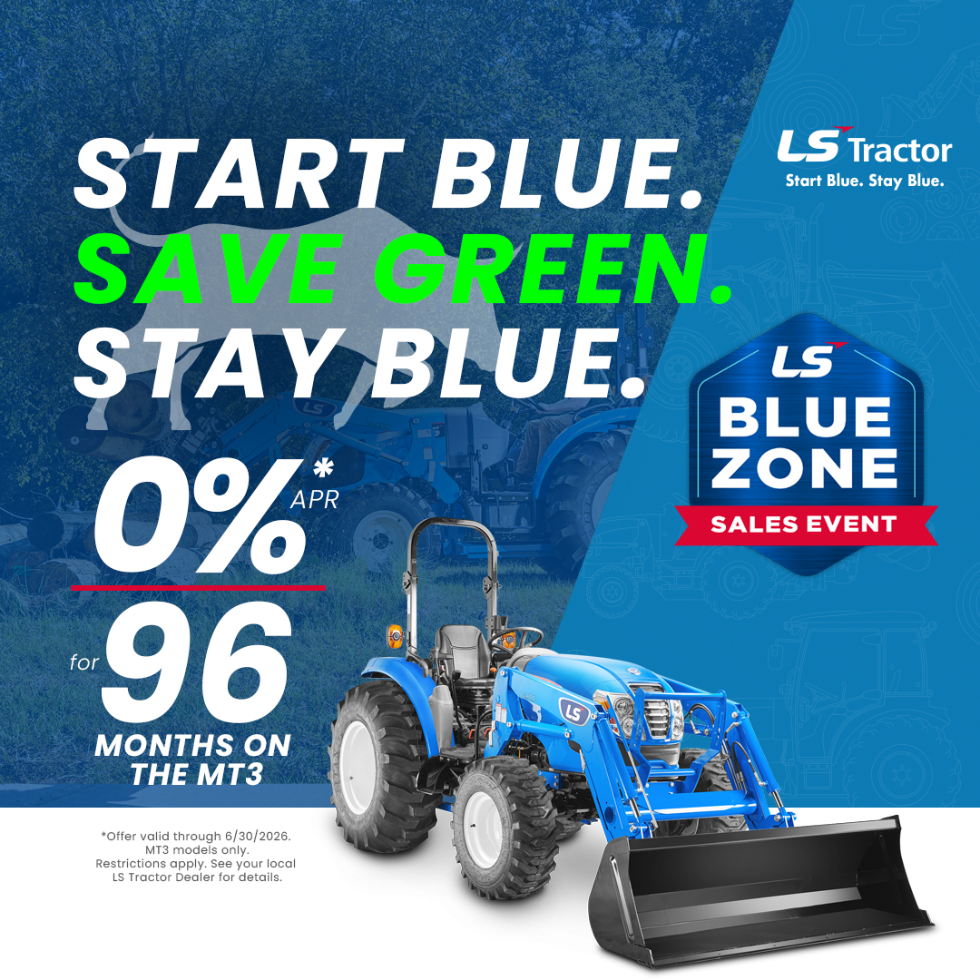 0% Financing for 96 Months on the MT3