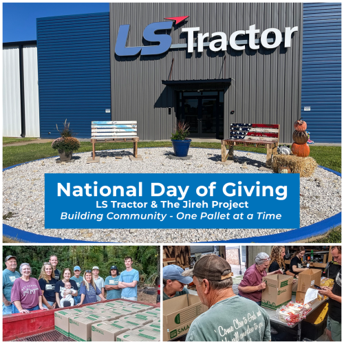 LSTractor National Day of Giving Jireh Project