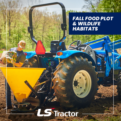 fall wildlife habitat projects compact tractor
